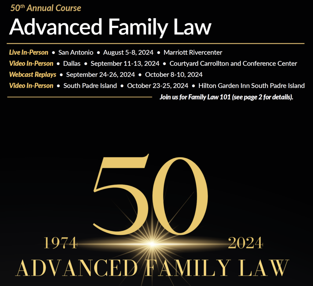 Advance Family Law Presentation by Webb Family Law Firm, P.C.